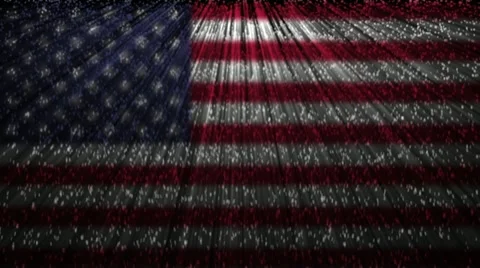 American flag Stock Footage 11239145