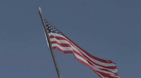 American Flag Stock Footage 34300734