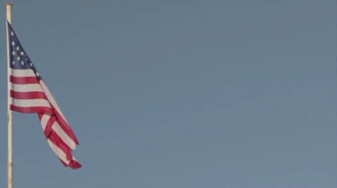 American flag Stock Footage 34504037