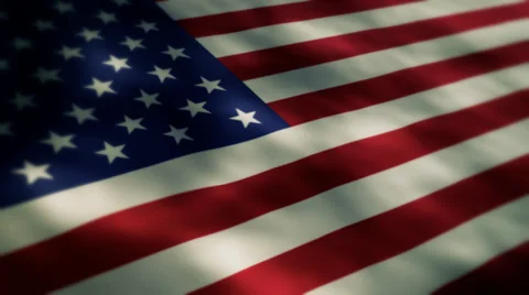 American Flag Stock Footage 34731185