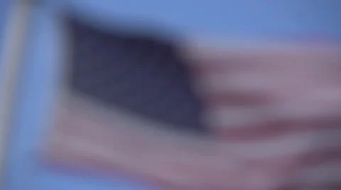 American Flag Stock Footage 41667448
