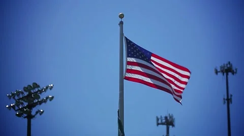 American Flag Stock Footage 50618316