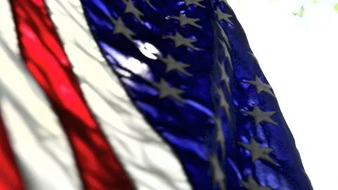 American Flag Stock Footage 102868115