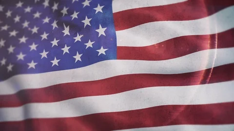 American Flag Stock Footage 103359594