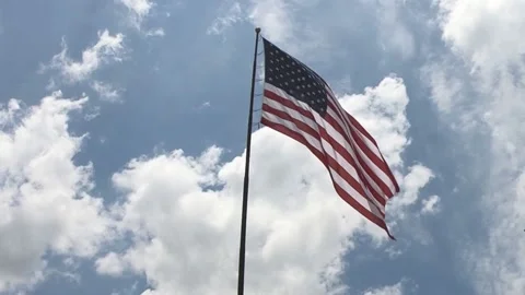 American Flag Stock Footage