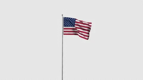 American flag Stock Footage 146034276