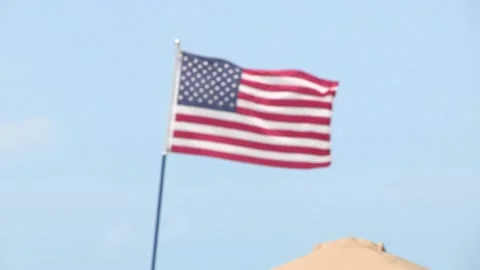 American Flag Stock Footage 147623224