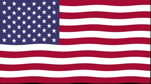  American Flag  Video stock 153702734