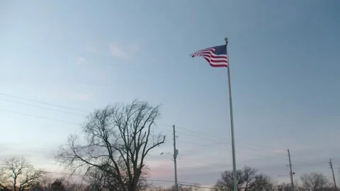 American Flag Stock Footage 170193301