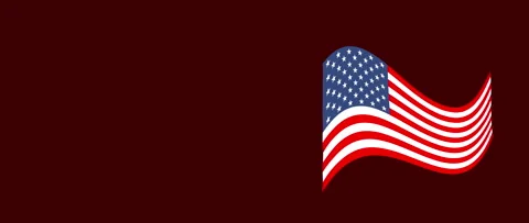 American flag Stock Footage 196414056