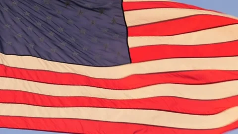 American Flag Video stock 200844513