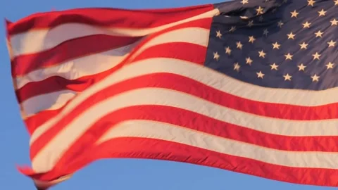 American Flag Stock Footage 200844552