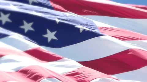 American flag Stock Footage 209050830