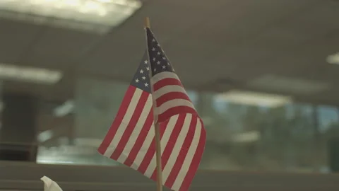AMERICAN FLAG Stock Footage 217497941