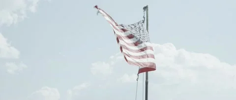 American Flag Stock Footage 238405392