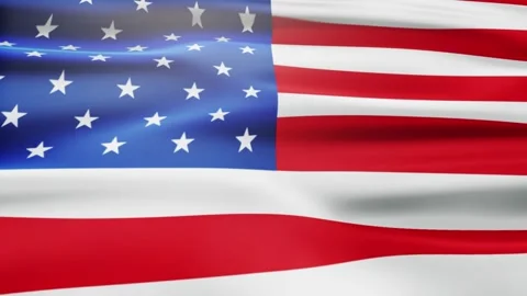 American Flag Stock Footage 243001549