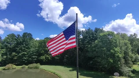 American Flag Stock Footage 315320343