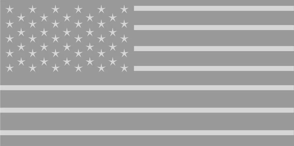 American flag gray background vector Illustration