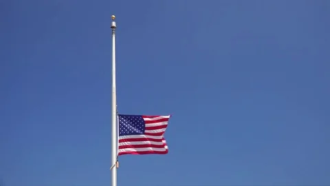 Half Mast Flag Stock Video Footage | Royalty Free Half Mast Flag Videos
