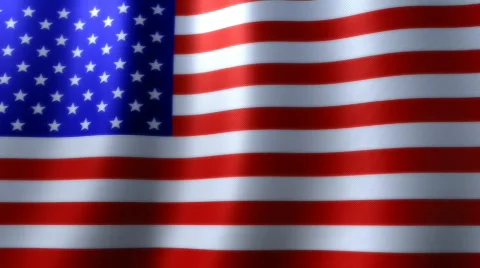 American Flag HD Loop - nice texture Stock-Footage 599415