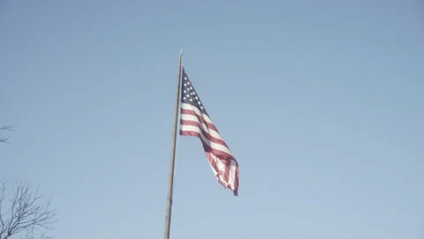 American Flag, Hoboken 動画素材 236926633