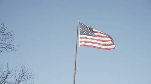 American Flag, Hoboken 動画素材 236926647