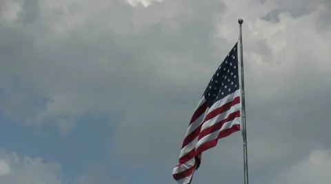 American Flag II Video stock 1430478