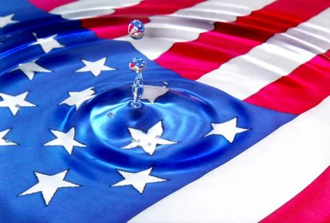 American flag Stock Illustration