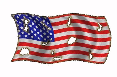 American flag Stock Illustration
