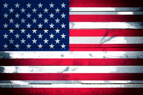American flag Stock Illustration