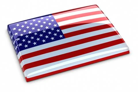 American flag Stock Illustration