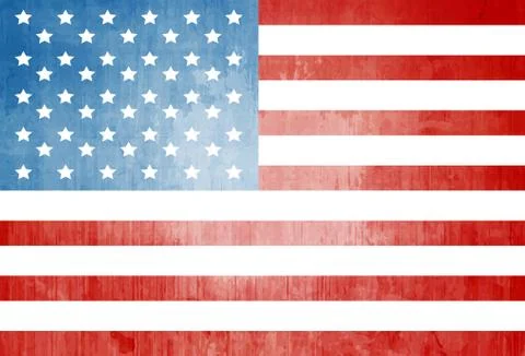 American flag Illustrazione stock