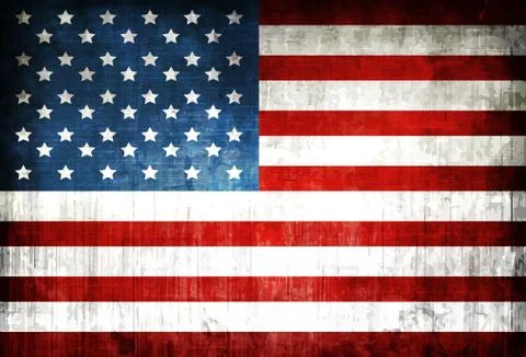 American flag Stock Illustration