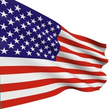 American flag Stock Illustration