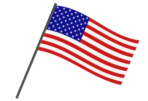 American flag Stock Illustration