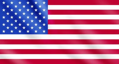 American flag. Stock Illustration