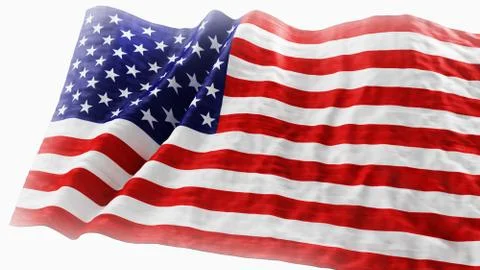 American flag. Stock Illustration