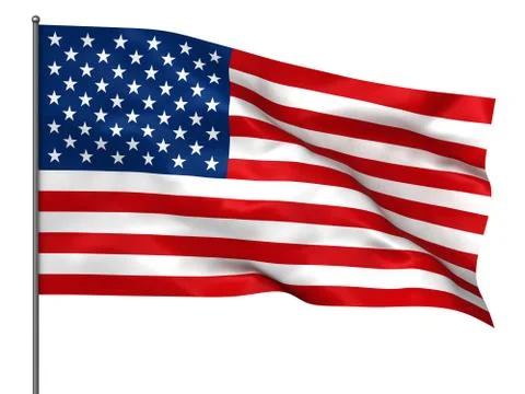 American flag Stock Illustration
