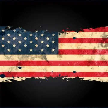 American flag Stock Illustration