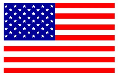 American Flag 库存插图