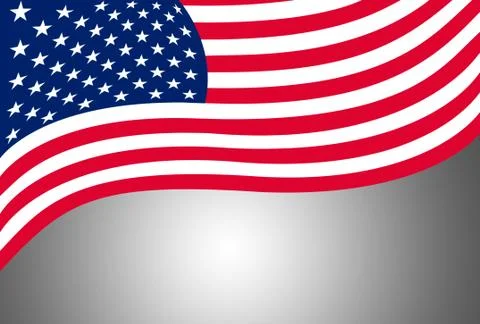 American Flag Stock Illustration