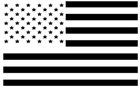 American Flag Stock Illustration