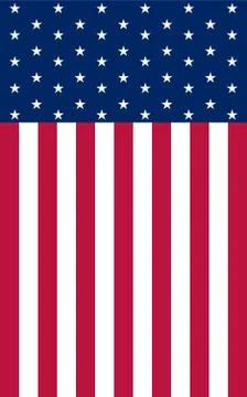 American Flag Stock Illustration