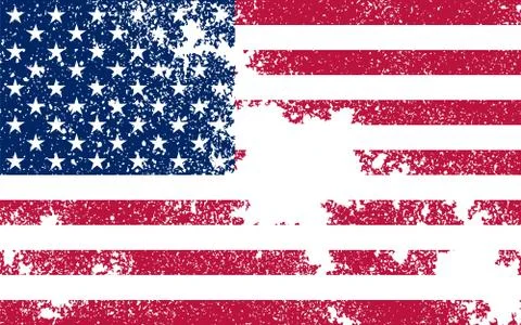American Flag Stock Illustration