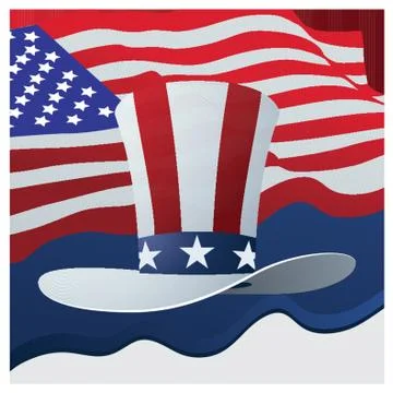 American Flag Illustrazione stock