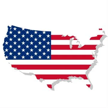 American Flag Stock Illustration