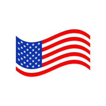 American Flag Stock Illustration