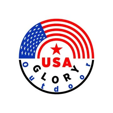American Flag Stock Illustration