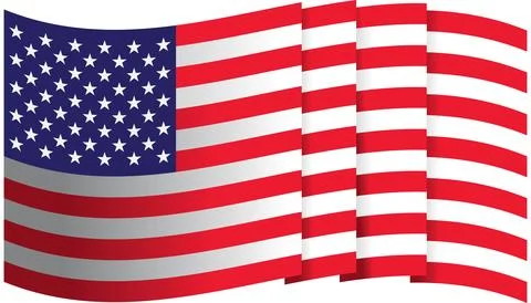 American flag illustration Illustration