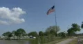 American Flag In Park HD Footage